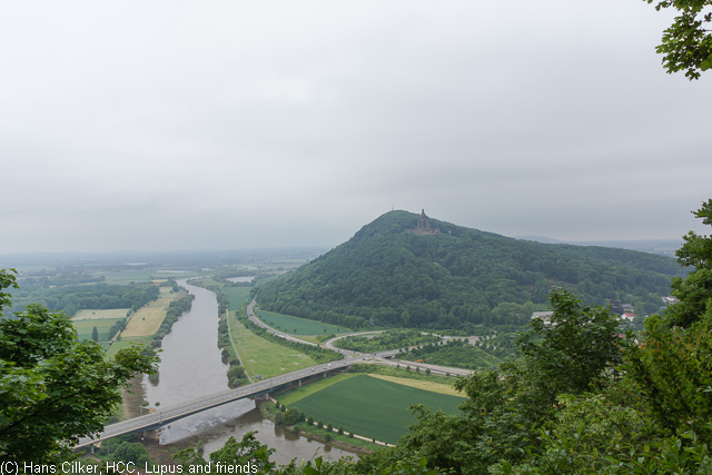 von Porta Westfalica über den Jakobsberg