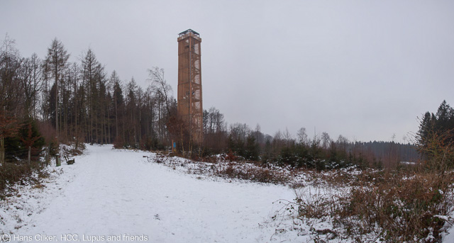 Vom Torhaus zum Aussichtsturm und über das Naturschutzgebiert zurück