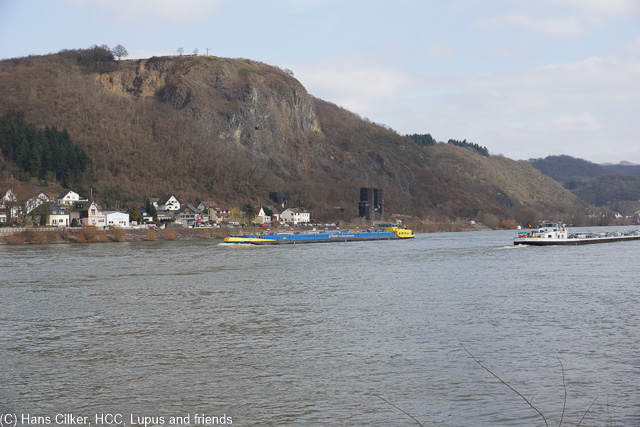 am Anreisetag schauen wir uns um wo es für den Rheinburgenweg fein wäre zu schlafen, gleichzeitig genießem wir die beschauliche Ruhe am Rhein, leider etwas kalt